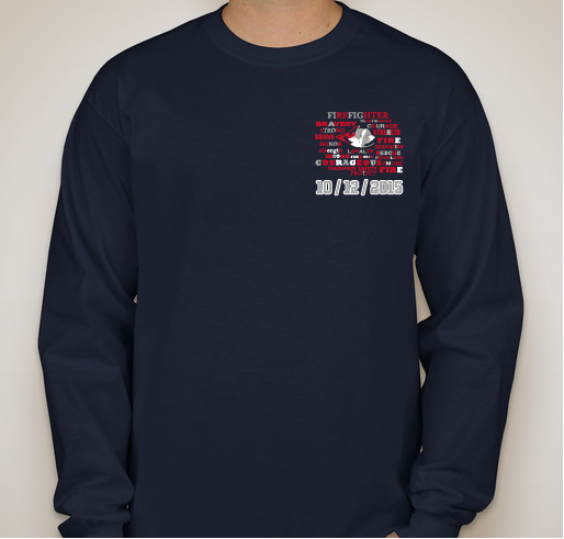 In Memory of the Fallen Kansas City Firemen Fundraiser - unisex shirt design - front