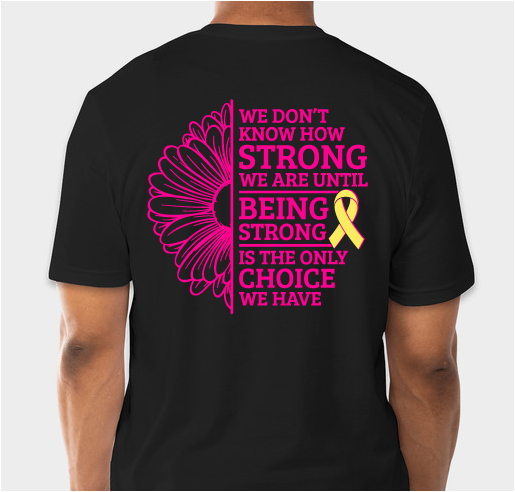Team Rose T-Shirts Fundraiser - unisex shirt design - back