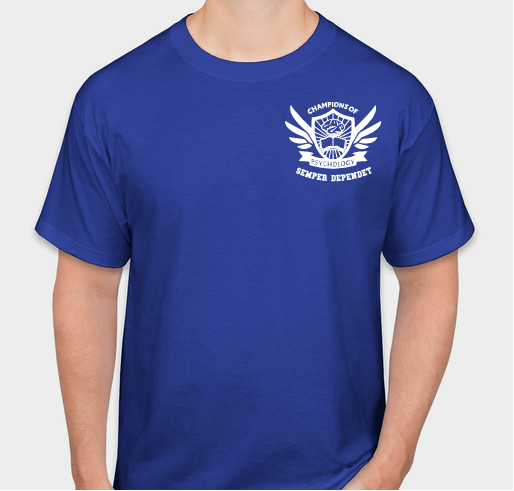 Champions of Psychology Apparel Drive Fundraiser - unisex shirt design - front