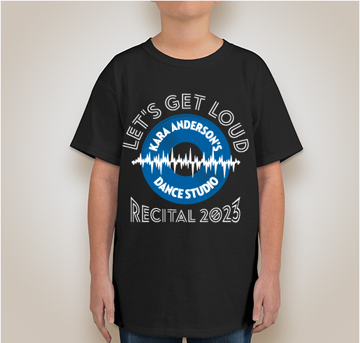Recital 2023 Fundraiser - unisex shirt design - back