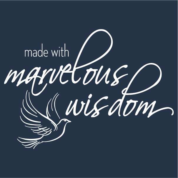 Made with Marvelous Wisdom shirt design - zoomed