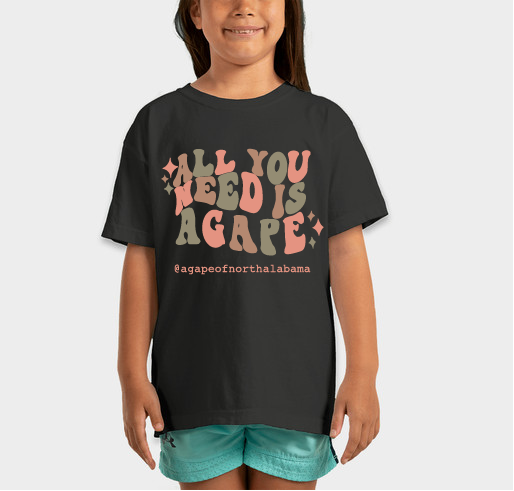 AGAPE of North Alabama's T-Shirt Fundraiser Fundraiser - unisex shirt design - front