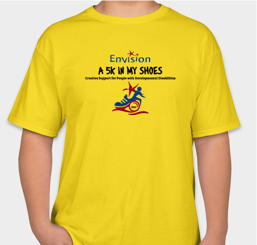 Envision A 5K In My Shoes 2023 Fundraiser - unisex shirt design - small