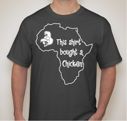#ChickenChallenge Fundraiser - unisex shirt design - front