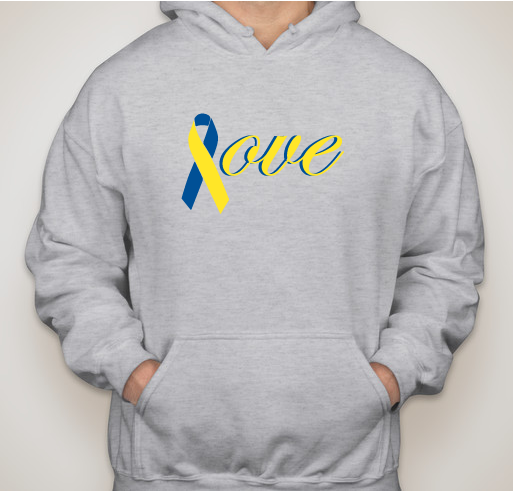 Love Down Syndrome Fundraiser - unisex shirt design - front
