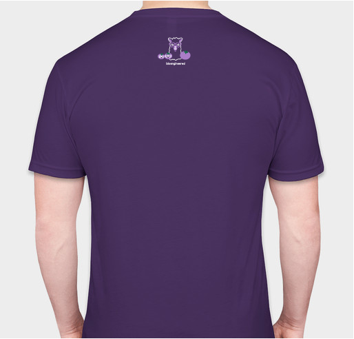 The Purple Tomato Fundraiser - unisex shirt design - back