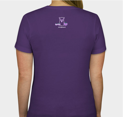 The Purple Tomato Fundraiser - unisex shirt design - back