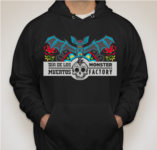 CityArts Factory's Dia de los Muertos & Monster Factory Fundraiser - unisex shirt design - front