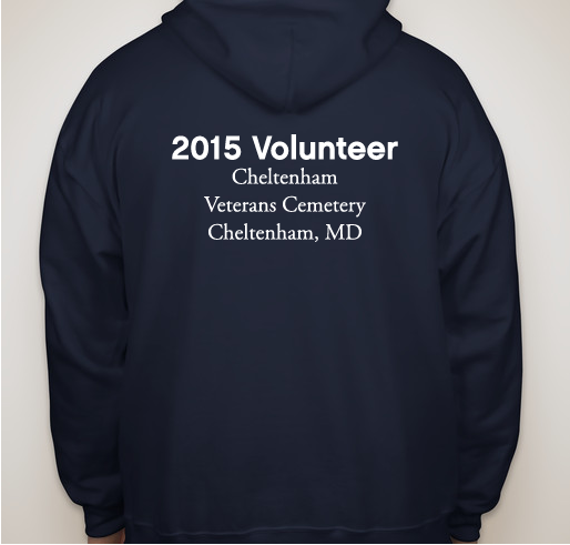 2015 Volunteer Shirts - Wreaths Across America Fundraiser - unisex shirt design - back