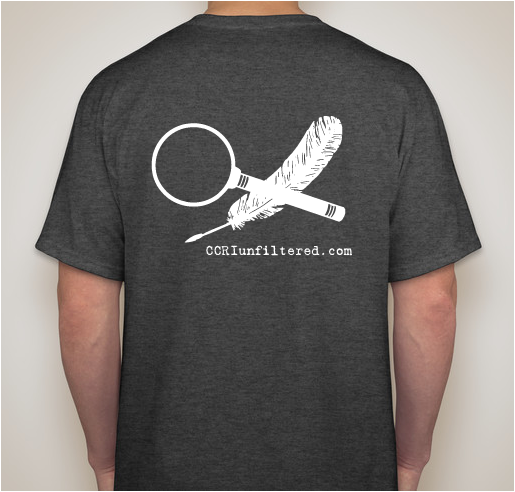 The Unfiltered Lens, choreographing chaos since 2007 Fundraiser - unisex shirt design - back