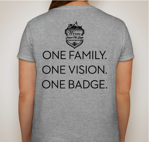 Support Wives Behind the Badge, Inc. Fundraiser - unisex shirt design - back