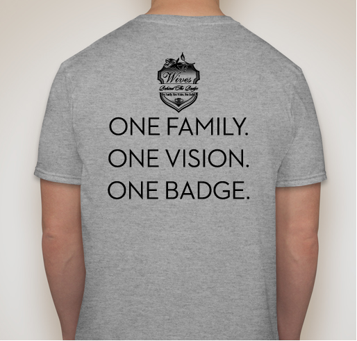 Support Wives Behind the Badge, Inc. Fundraiser - unisex shirt design - back