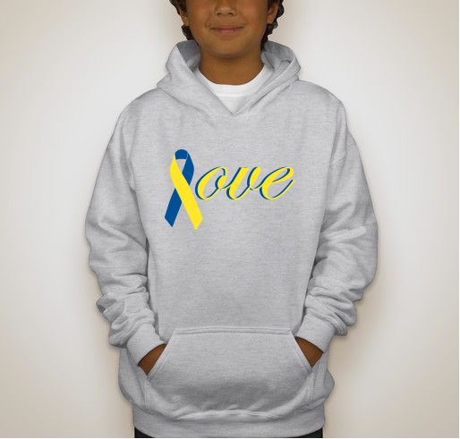 Love Down Syndrome Fundraiser - unisex shirt design - back