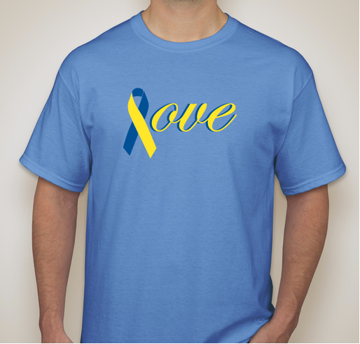 Love Down Syndrome Fundraiser - unisex shirt design - front