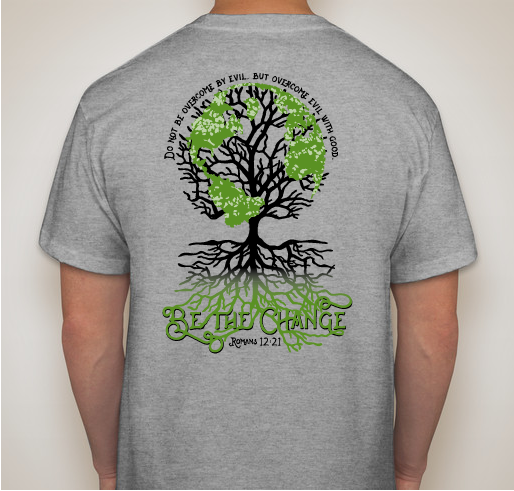 ProjectBeTheChange Fundraiser - unisex shirt design - back