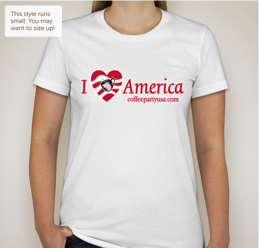 Join the Coffee Party Movement Fundraiser - unisex shirt design - small