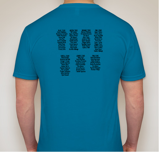 Energy Dance Team Shirts Fundraiser - unisex shirt design - back