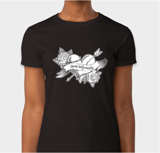 Think Differently about Perfectly Imperfect Dogs Fundraiser - unisex shirt design - front