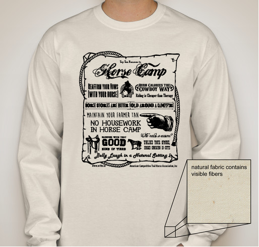 Top 10 Reasons to Horse Camp Fundraiser - unisex shirt design - front