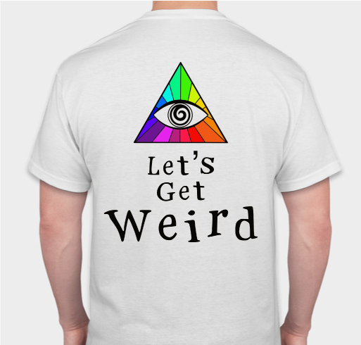 The Weird Space Fundraiser - unisex shirt design - back