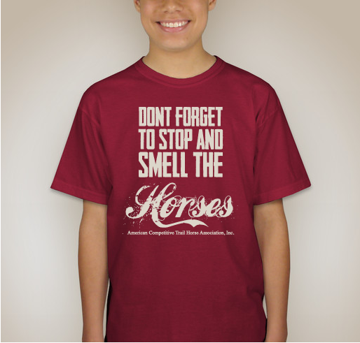 Stop & Smell the Horses Fundraiser - unisex shirt design - back