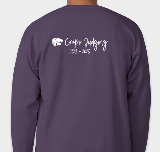 By 90 sweatshirt Fundraiser - unisex shirt design - back