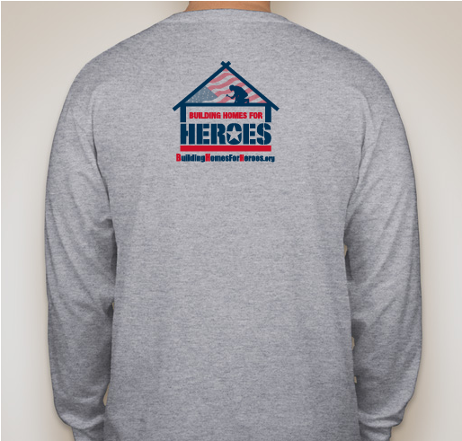 Jenkintown 7th Graders ~ Building Homes for Heroes Fundraiser - unisex shirt design - back