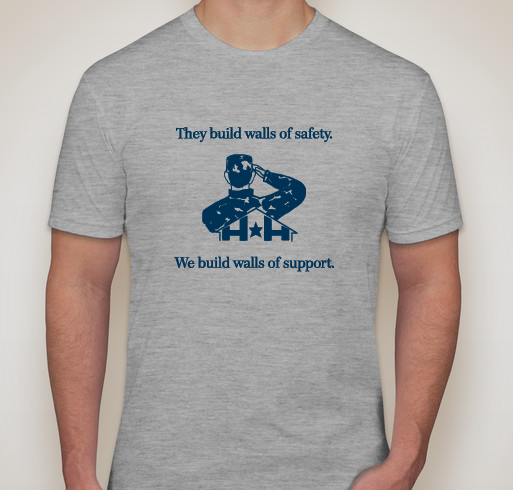 Jenkintown 7th Graders ~ Building Homes for Heroes Fundraiser - unisex shirt design - small