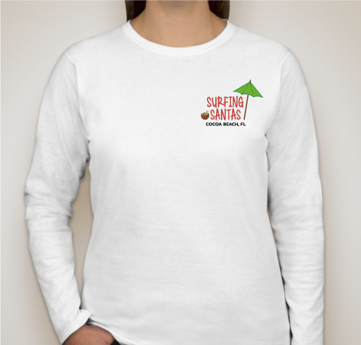 Surfing Santas of Cocoa Beach 2015 Shirt Fundraiser - unisex shirt design - front