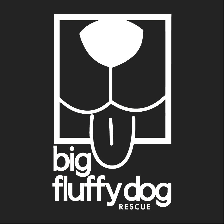 Big Fluffy Dog Rescue shirt design - zoomed