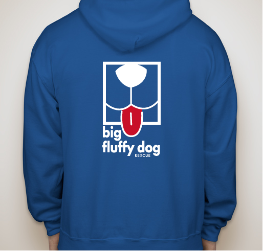 Big Fluffy Dog Rescue Logo Hoodies Fundraiser - unisex shirt design - back