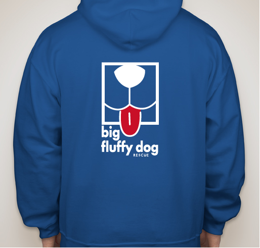 Big Fluffy Dog Rescue Logo Hoodies Fundraiser - unisex shirt design - back