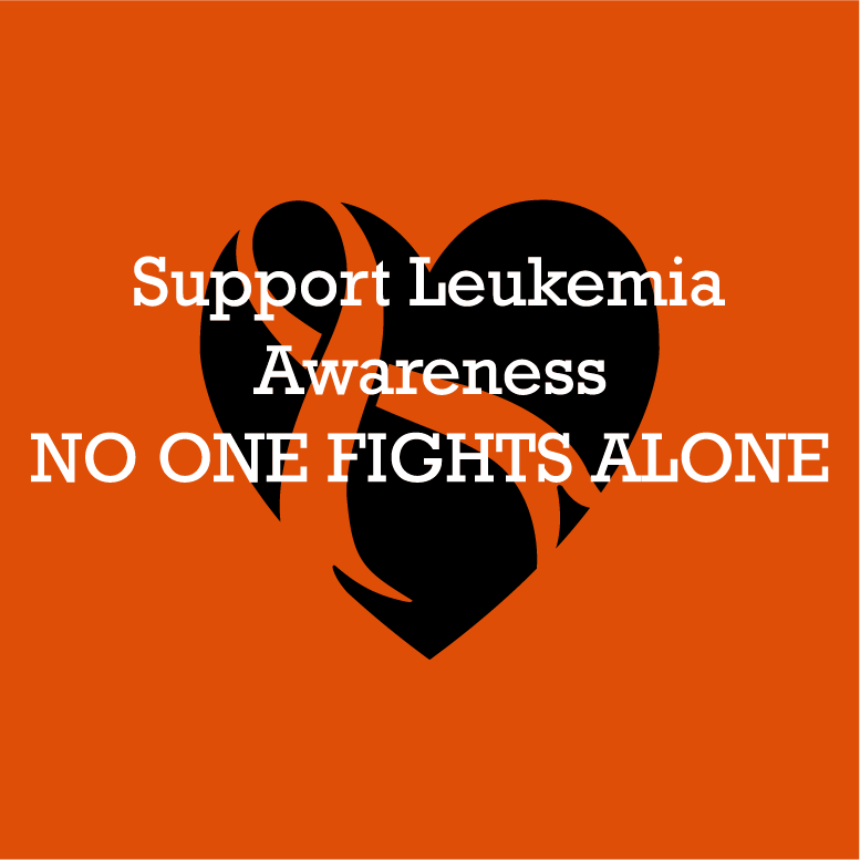 Support Leukemia #TeamKara shirt design - zoomed