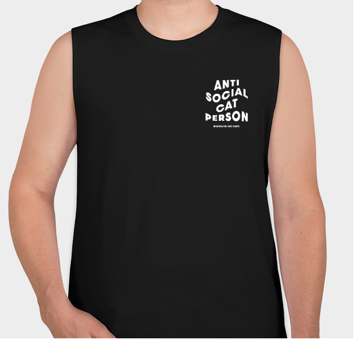 Anti Social Cat Person Shirt Fundraiser - unisex shirt design - front