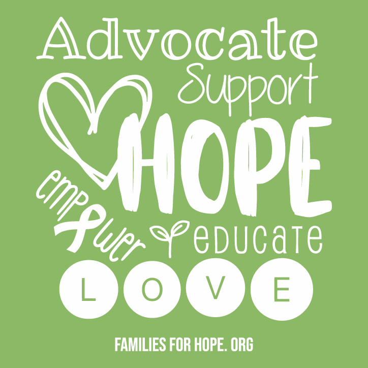 Fundraiser Title-Summer 2023 Families For HoPE, Inc., T Shirt Fundraising Campaign shirt design - zoomed