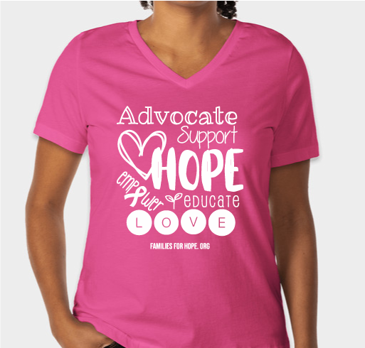 Fundraiser Title-Summer 2023 Families For HoPE, Inc., T Shirt Fundraising Campaign Fundraiser - unisex shirt design - small