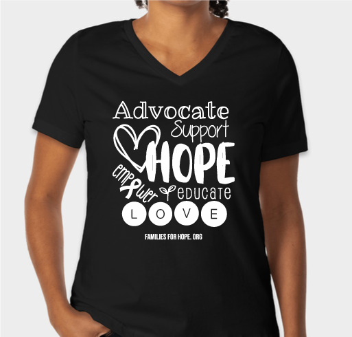 Fundraiser Title-Summer 2023 Families For HoPE, Inc., T Shirt Fundraising Campaign Fundraiser - unisex shirt design - small
