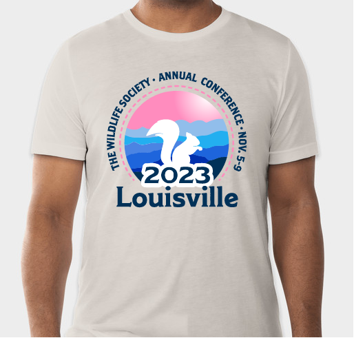 The Wildlife Society 2023 Annual Conference Shirt Campaign Fundraiser - unisex shirt design - front