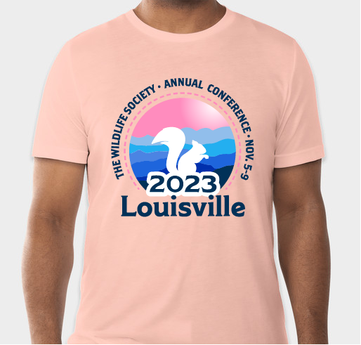 The Wildlife Society 2023 Annual Conference Shirt Campaign Fundraiser - unisex shirt design - front