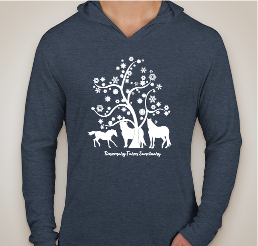 Winter 2015 at Rosemary Farm Sanctuary Fundraiser - unisex shirt design - front