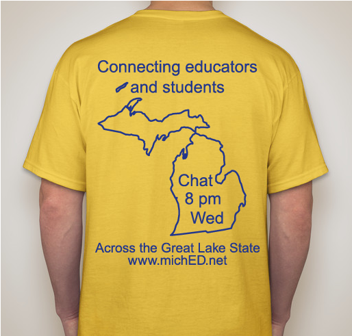 #michED Show you colors campaign Fundraiser - unisex shirt design - back