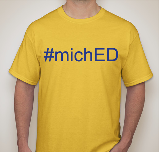 #michED Show you colors campaign Fundraiser - unisex shirt design - front