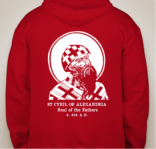 End-of-Year Campaign with St Cyril of Alexandria Fundraiser - unisex shirt design - back