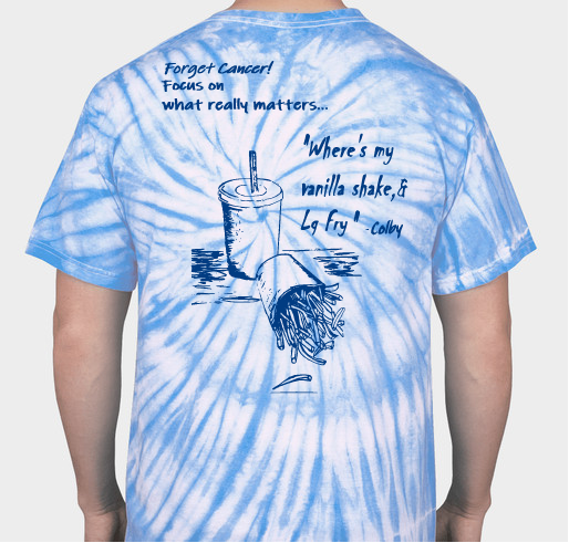 2023 - Colby's Path to the Cure 'Forget Cancer' T-Shirt Fundraiser - unisex shirt design - back