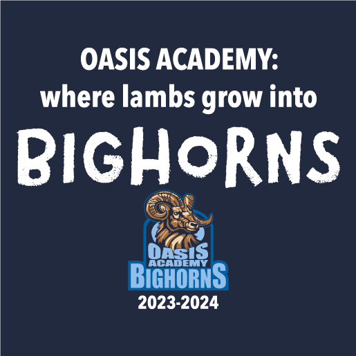 Oasis Academy NJHS-2023 8th Grade Shirts shirt design - zoomed