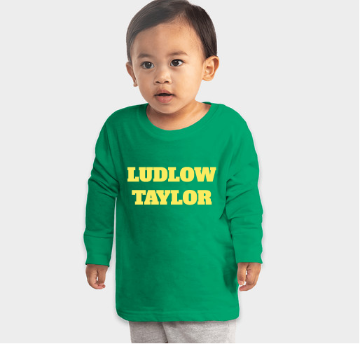Block Script Ludlow-Taylor Spirit Wear Fundraiser - unisex shirt design - front