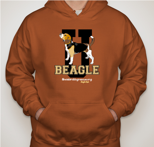 Beagle University Fundraiser - unisex shirt design - front