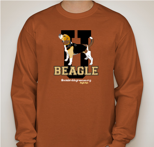 Beagle University Fundraiser - unisex shirt design - front