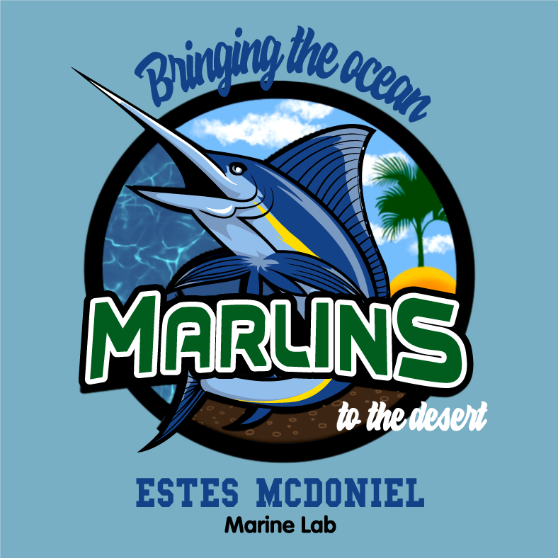 Estes McDoniel Marine/Science Lab shirt design - zoomed