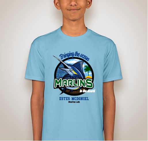 Estes McDoniel Marine/Science Lab Fundraiser - unisex shirt design - back